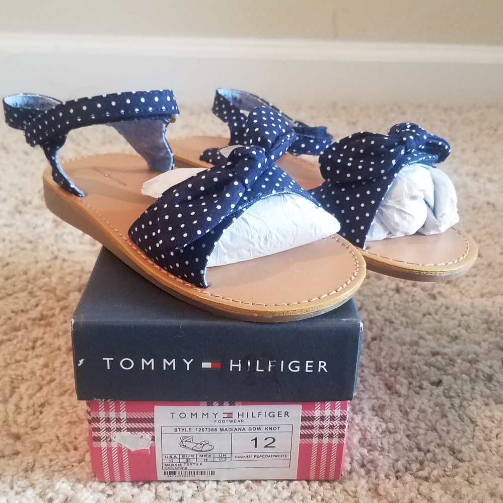 Tommy Hilfiger Girls Polka Dot Sandal